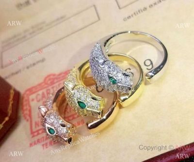 Fashion Cartier Leapord Diamond Ring New Replica
